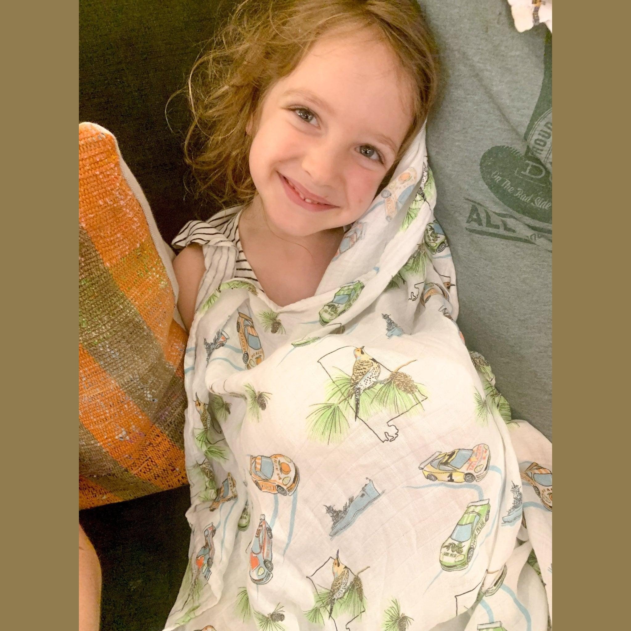 Muslin Swaddle Baby Blanket: Alabama-thumbmail-5