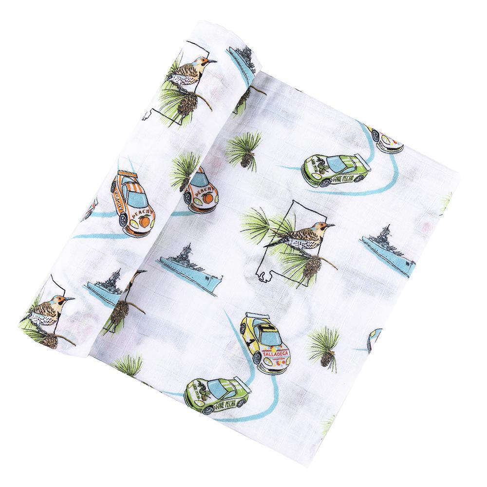 Muslin Swaddle Baby Blanket: Alabama-thumbmail-1