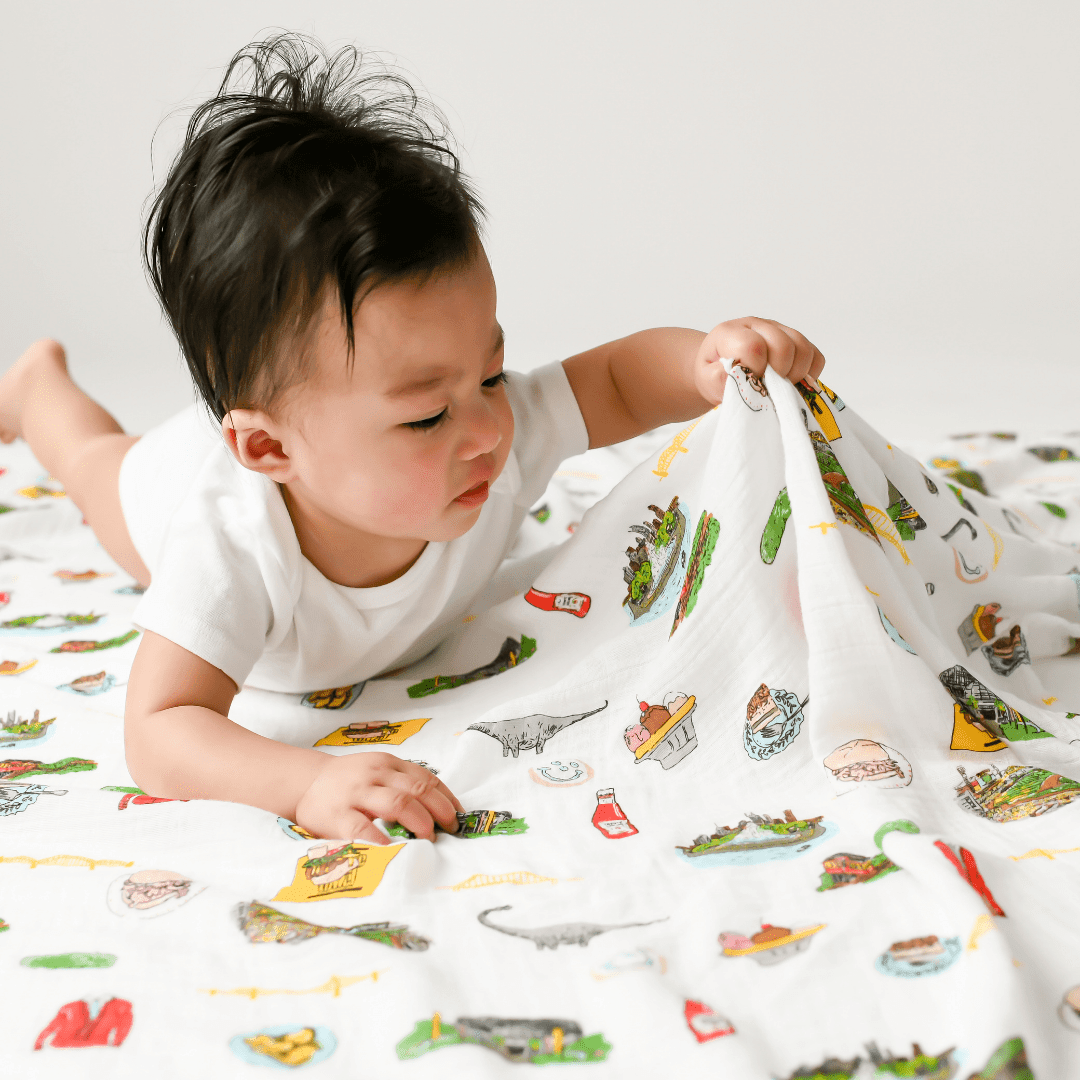 Muslin Swaddle Baby Blanket: Pittsburgh-thumbmail-10