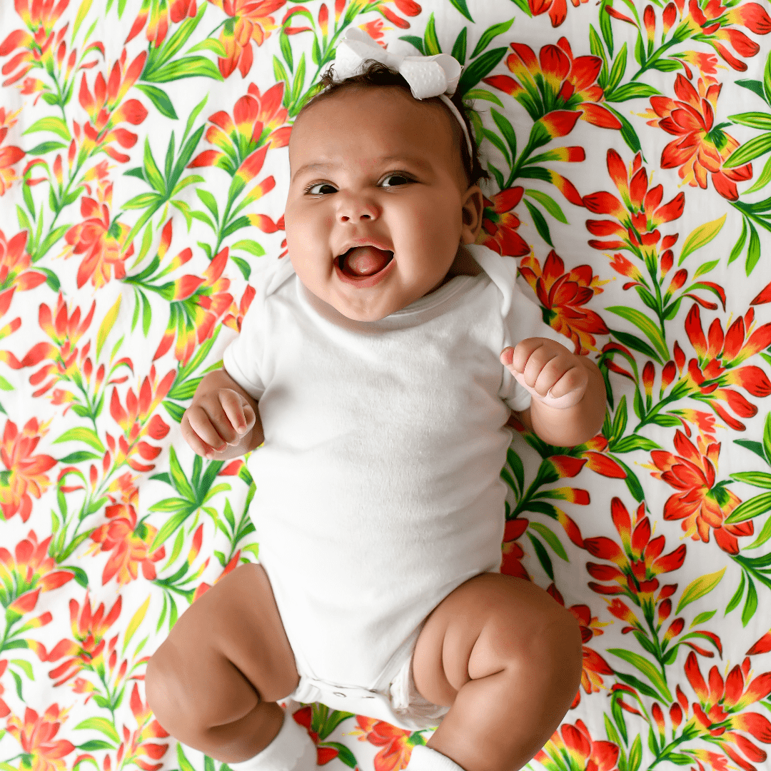 Muslin Swaddle Baby Blanket: Prairie Fire-thumbmail-6