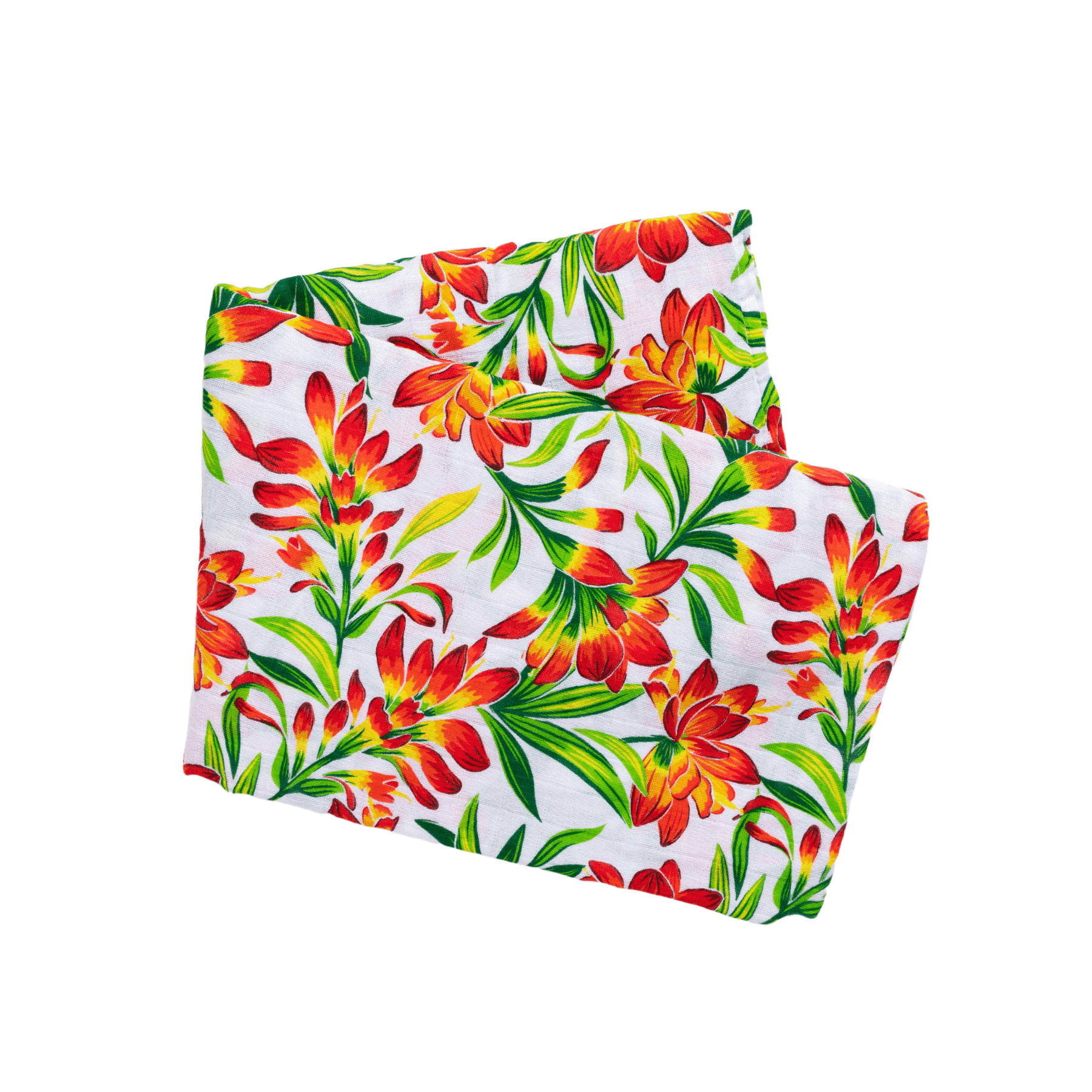 Muslin Swaddle Baby Blanket: Prairie Fire-thumbmail-1