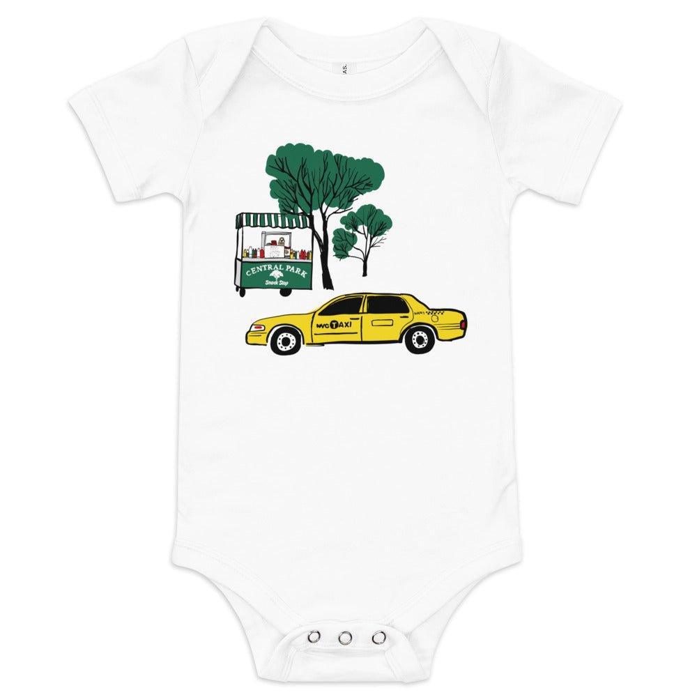New York City Central Park Baby Short Sleeve Onesie-thumbmail-5