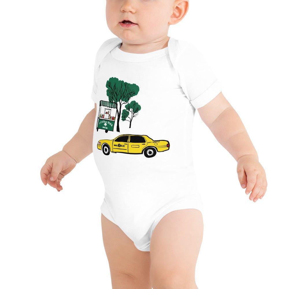 New York City Central Park Baby Short Sleeve Onesie-thumbmail-4