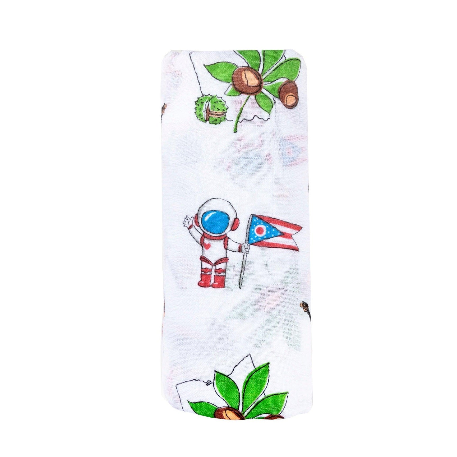 Ohio Baby Muslin Swaddle Receiving Blanket-thumbmail-6