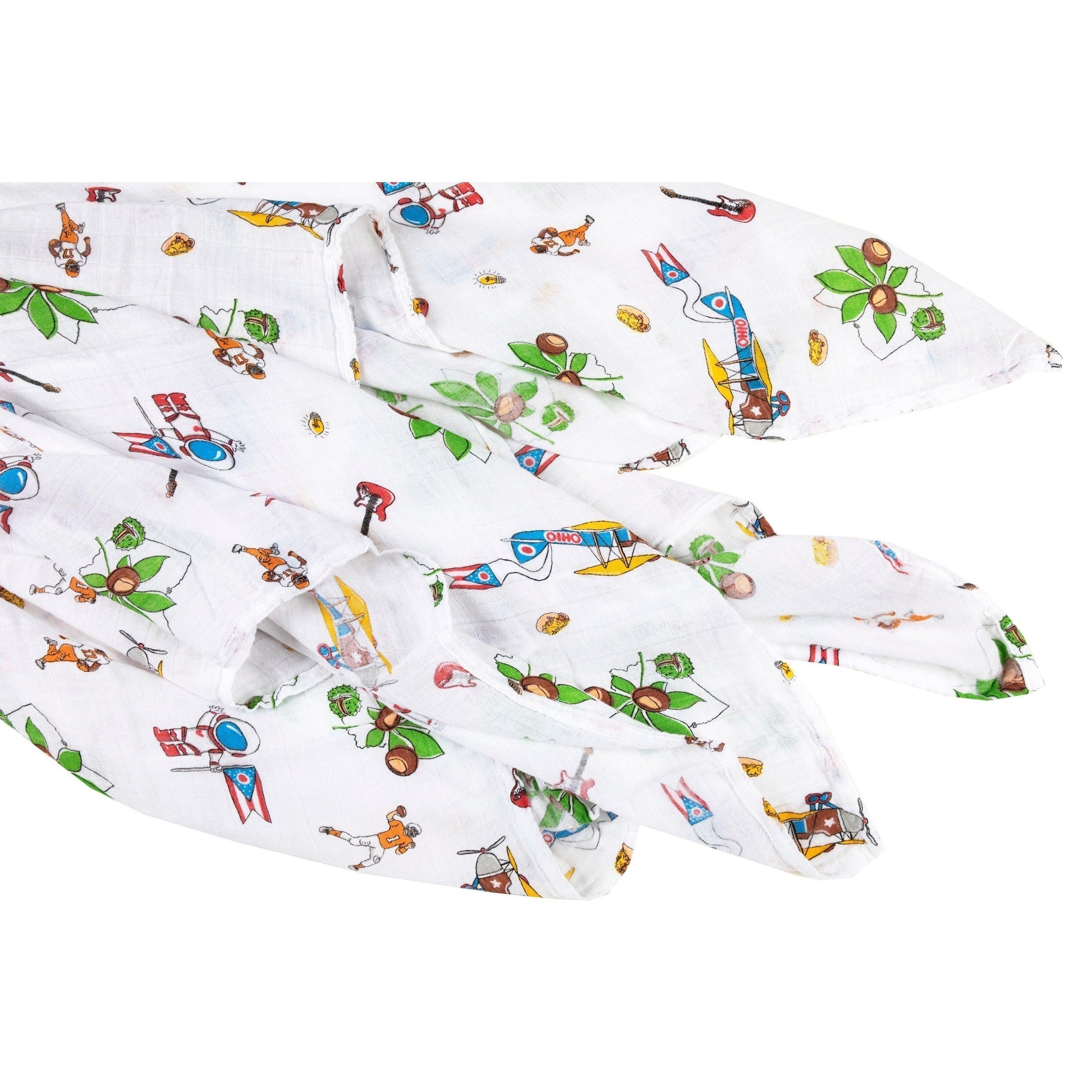 Ohio Baby Muslin Swaddle Receiving Blanket-thumbmail-9