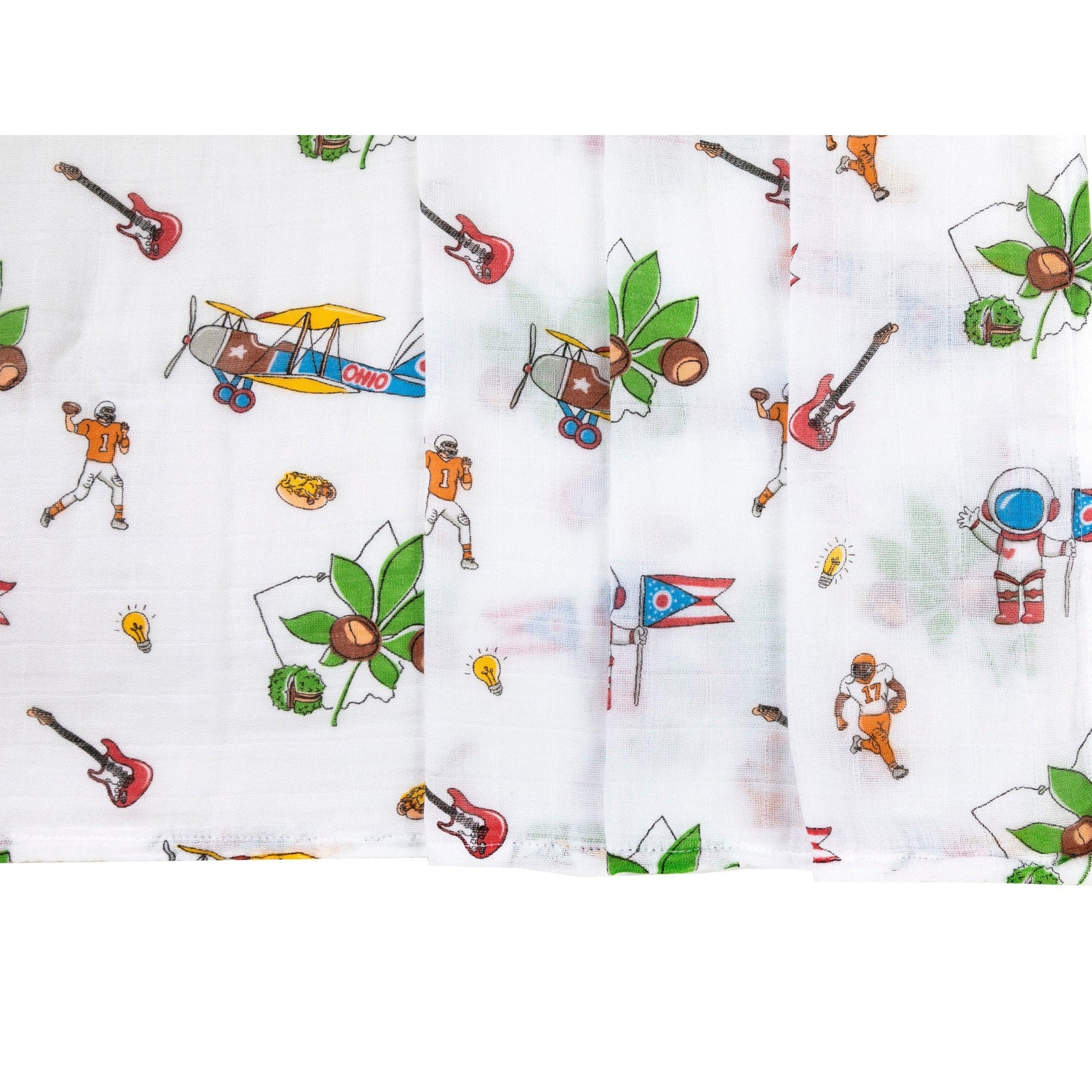 Ohio Baby Muslin Swaddle Receiving Blanket-thumbmail-10