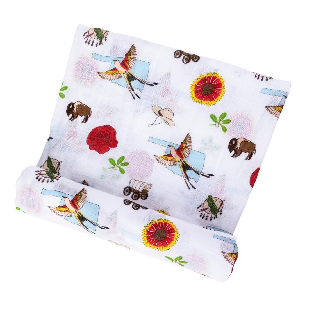 Oklahoma Baby Swaddle Blanket-thumbmail-4