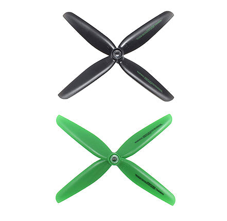 Contixo 4-Pcs Main Blades Propellers Extra Spare Replacement Parts for Contixo F20 RC Quadcopter Drones Black/Green-thumbmail-4