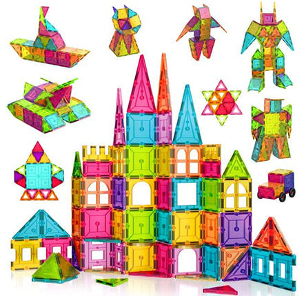 Contixo ST4 Magnetic Tiles 112 PCs 3D Building Blocks-thumbmail-4