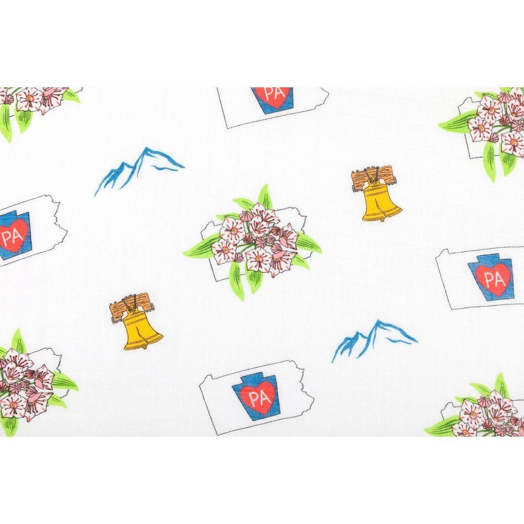 Pennsylvania Baby Muslin Swaddle Receiving Blanket-thumbmail-3