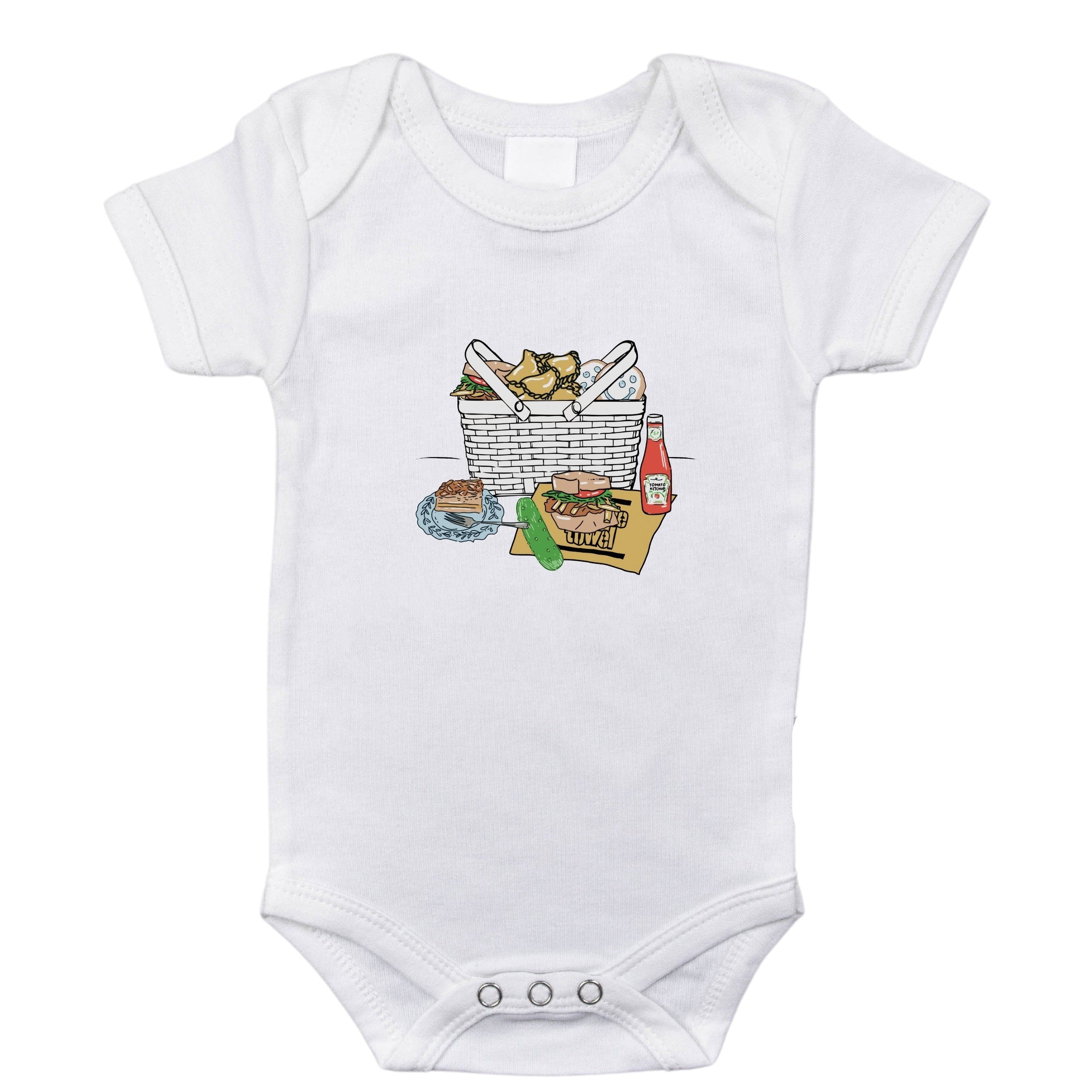 Pittsburgh Picnic Baby Onesie-thumbmail-4