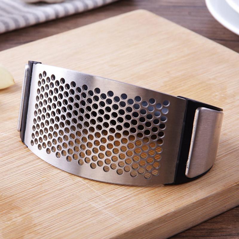 Stainless Steel Garlic Press-thumbmail-2