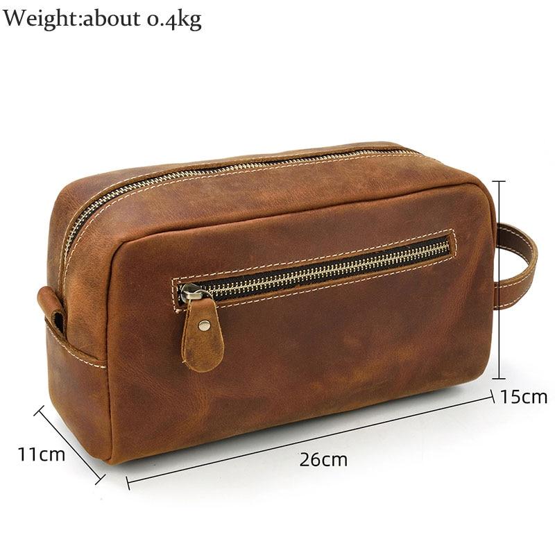 The Wanderer Toiletry Bag | Genuine Leather Toiletry Bag-thumbmail-10