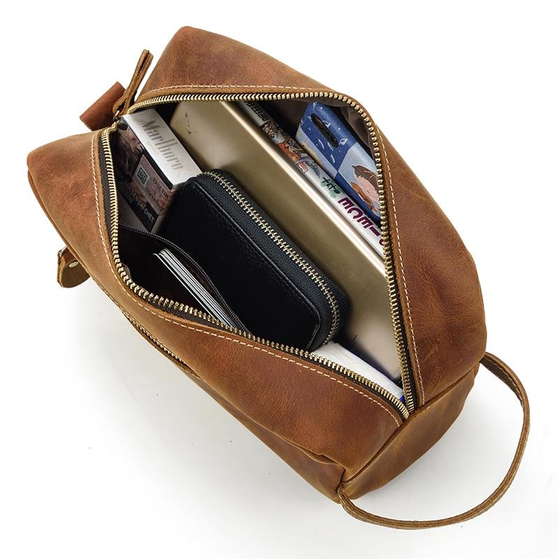 The Wanderer Toiletry Bag | Genuine Leather Toiletry Bag-thumbmail-4