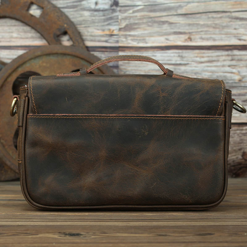The Faust Leather Camera Bag | Crossbody Vintage Camera Messenger Bag-thumbmail-5