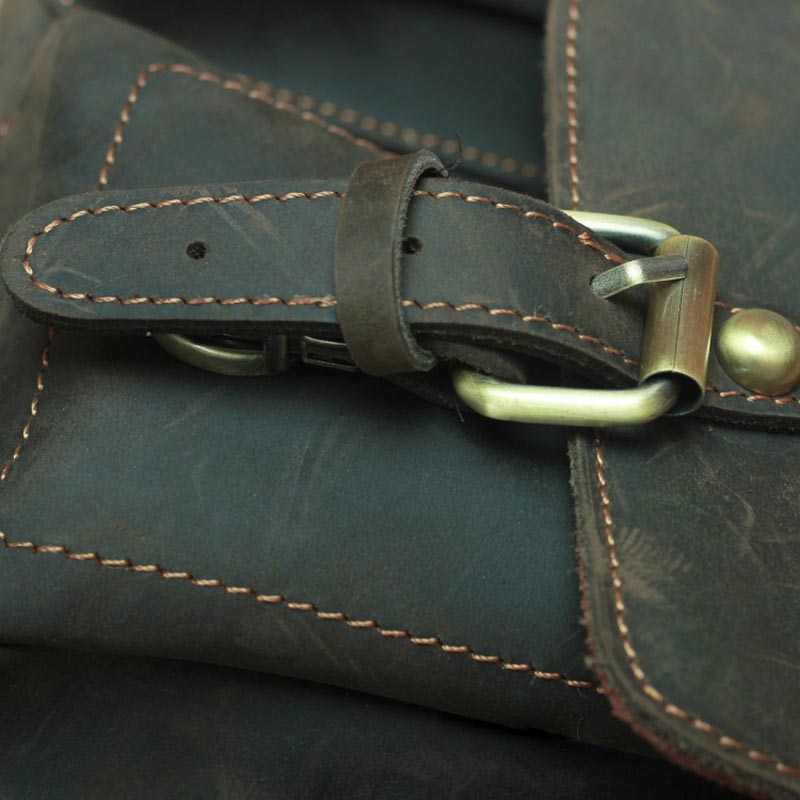 The Faust Leather Camera Bag | Crossbody Vintage Camera Messenger Bag-thumbmail-6