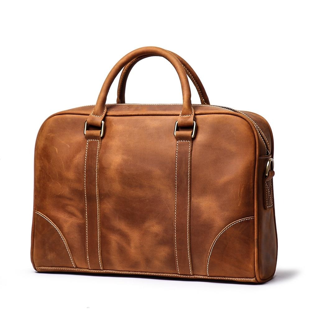 The Bjorn Leather Laptop Bag | Vintage Leather Briefcase-thumbmail-5