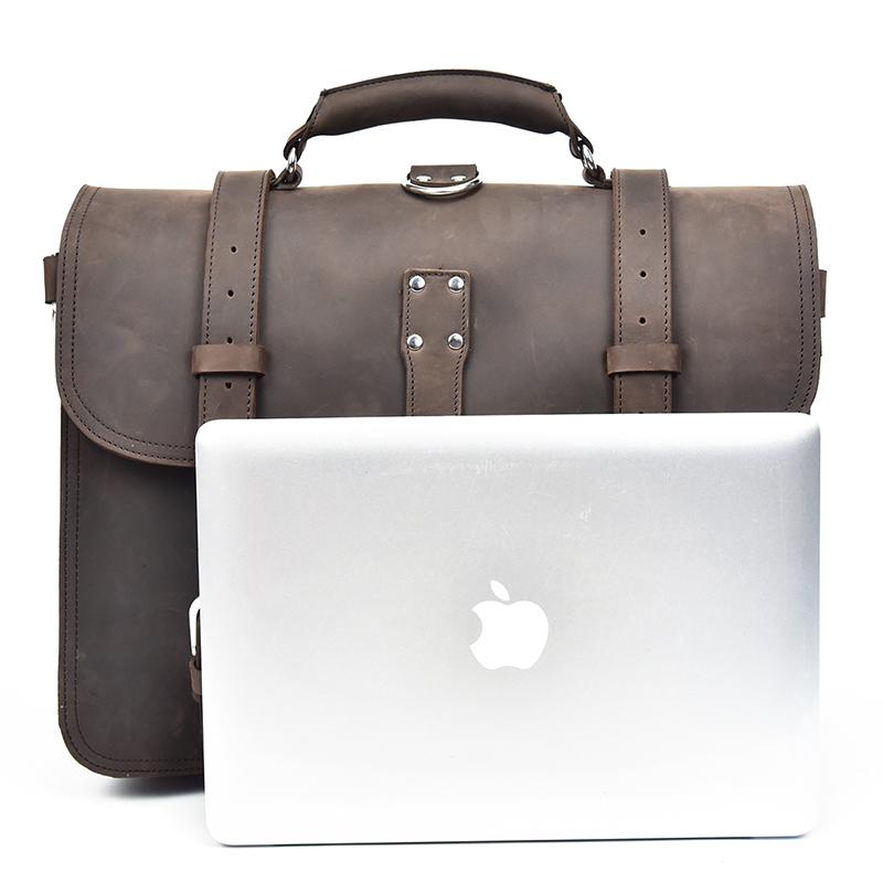 The Gustav Messenger Bag | Large Capacity Vintage Leather Messenger Bag-thumbmail-7
