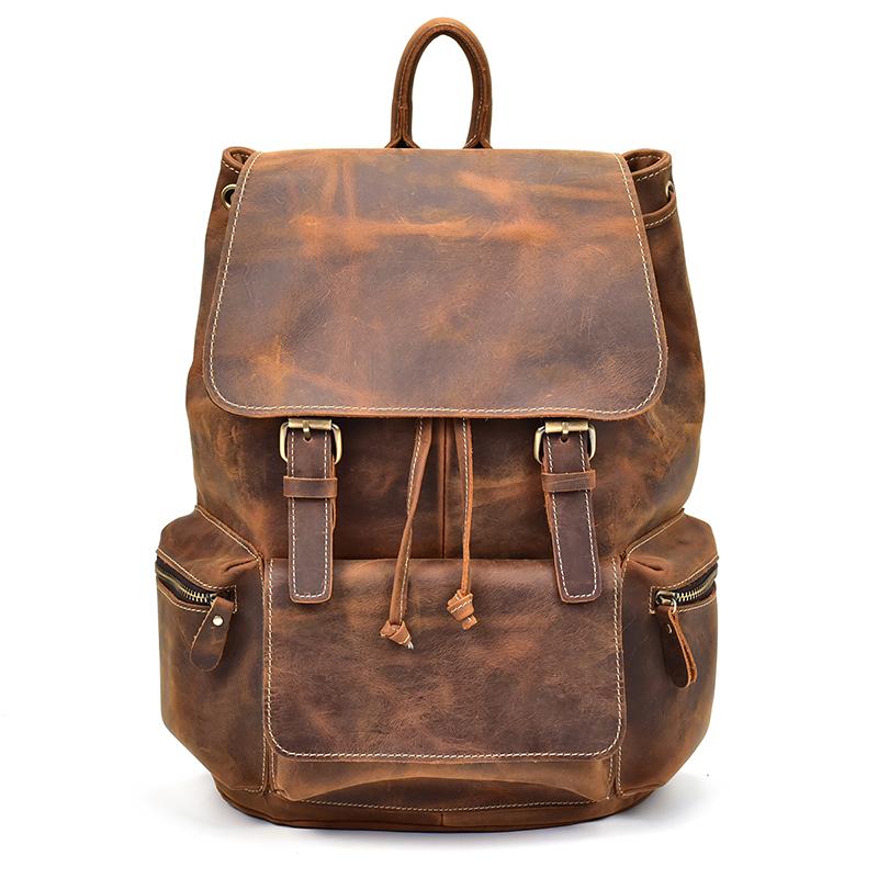 The Hagen Backpack | Vintage Leather Backpack-thumbmail-4