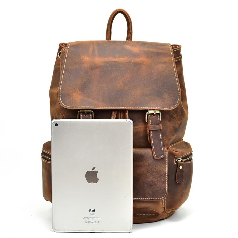 The Hagen Backpack | Vintage Leather Backpack-thumbmail-8