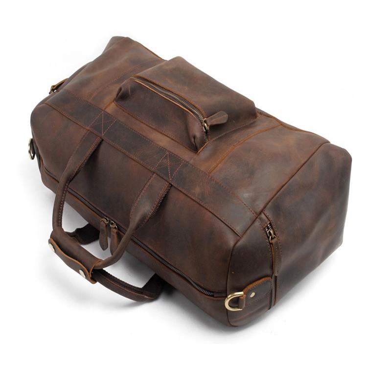 The Asta Weekender | Handcrafted Leather Duffle Bag-thumbmail-5