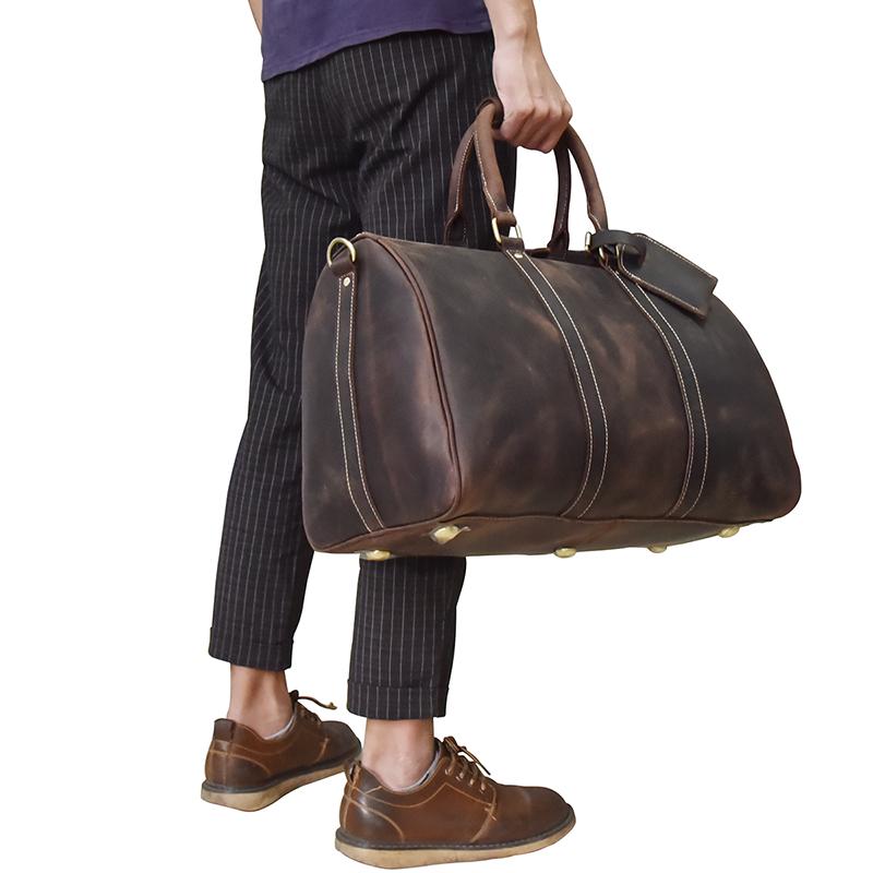 The Bjarke Weekender | Handcrafted Leather Duffle Bag-thumbmail-5