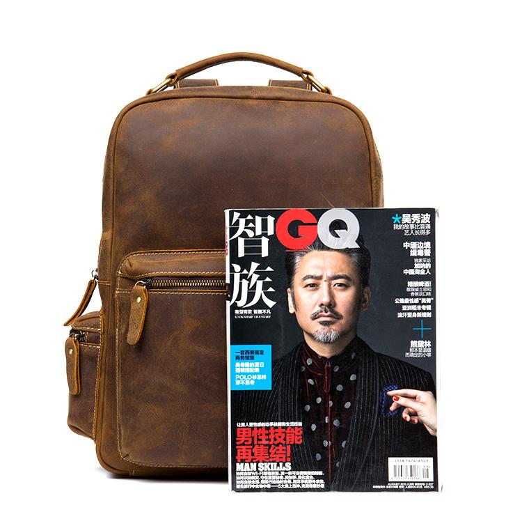 The Langley Backpack | Genuine Vintage Leather Backpack-thumbmail-9