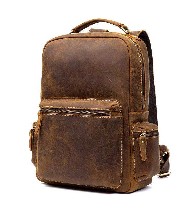 The Langley Backpack | Genuine Vintage Leather Backpack-thumbmail-7