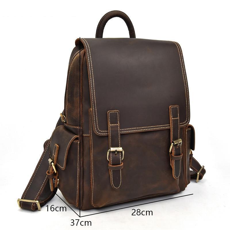 The Freja Backpack | Handcrafted Leather Backpack-thumbmail-1