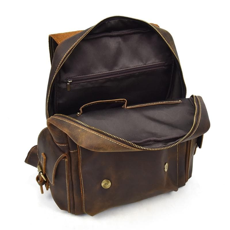 The Freja Backpack | Handcrafted Leather Backpack-thumbmail-3