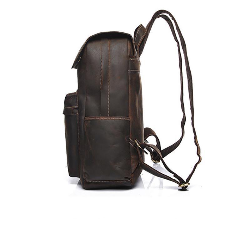 The Helka Backpack | Genuine Vintage Leather Backpack-thumbmail-7