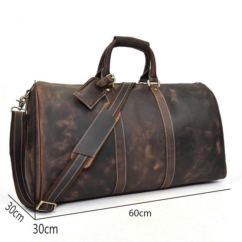 The Bjarke Weekender | Handcrafted Leather Duffle Bag-thumbmail-2