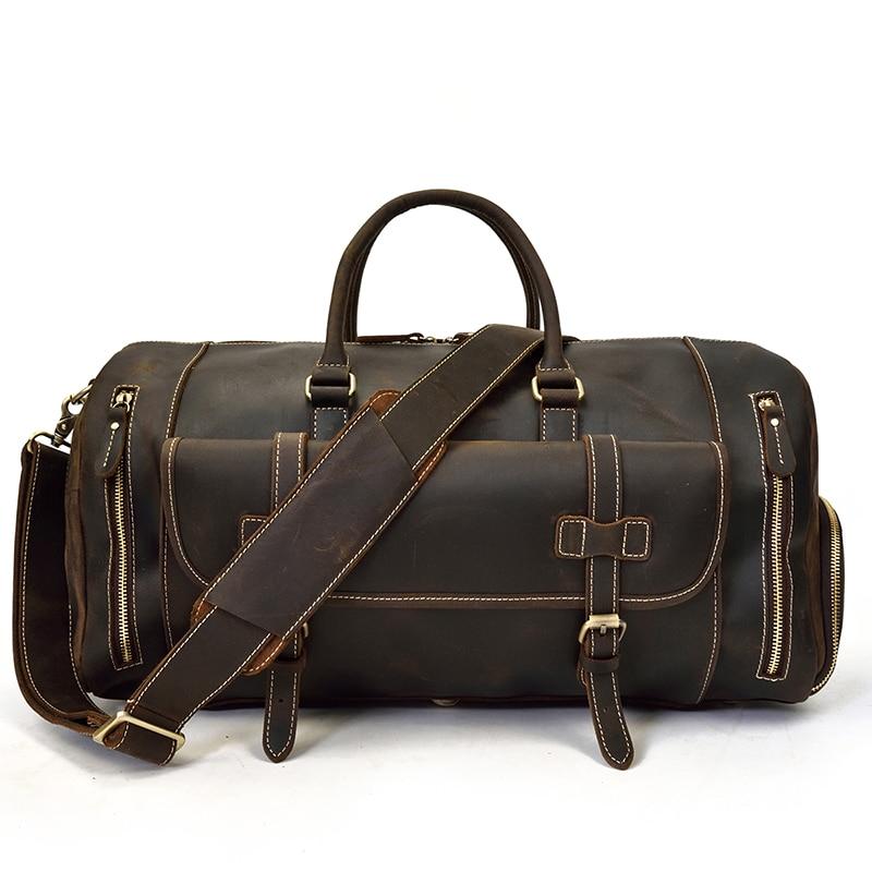 The Bard Weekender | Handmade Leather Duffle Bag-thumbmail-6