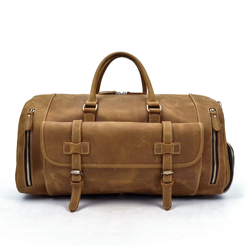 The Bard Weekender | Handmade Leather Duffle Bag-thumbmail-5