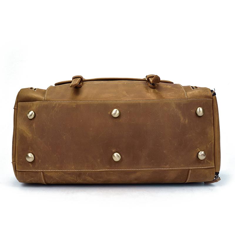 The Bard Weekender | Handmade Leather Duffle Bag-thumbmail-9