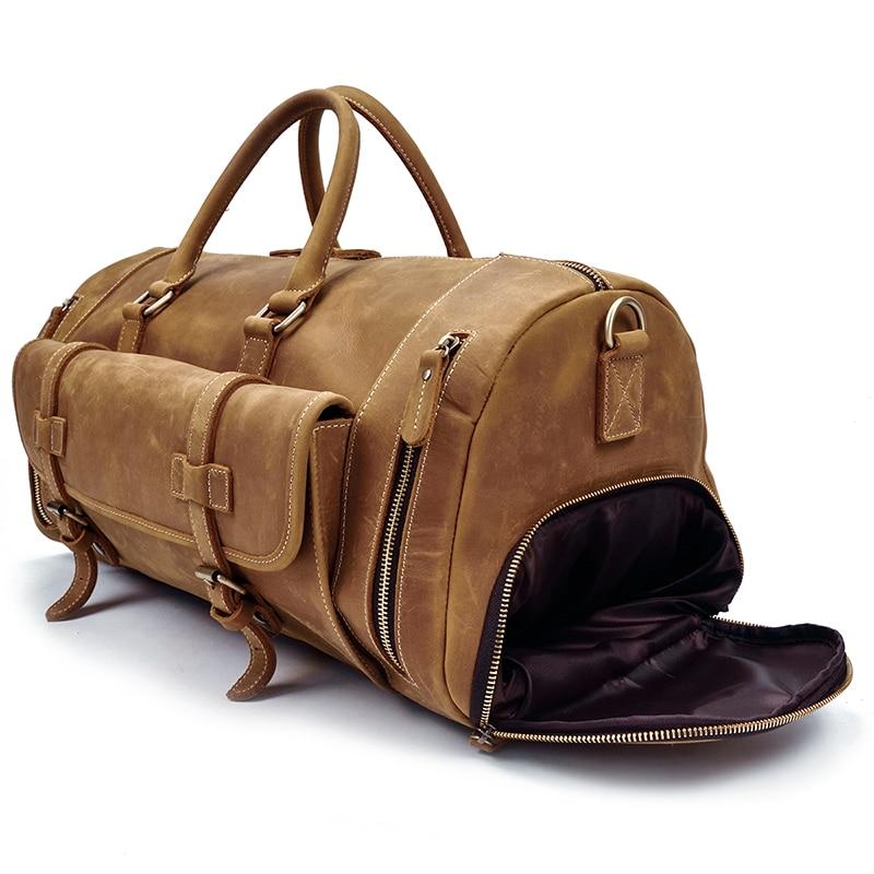 The Bard Weekender | Handmade Leather Duffle Bag-thumbmail-1