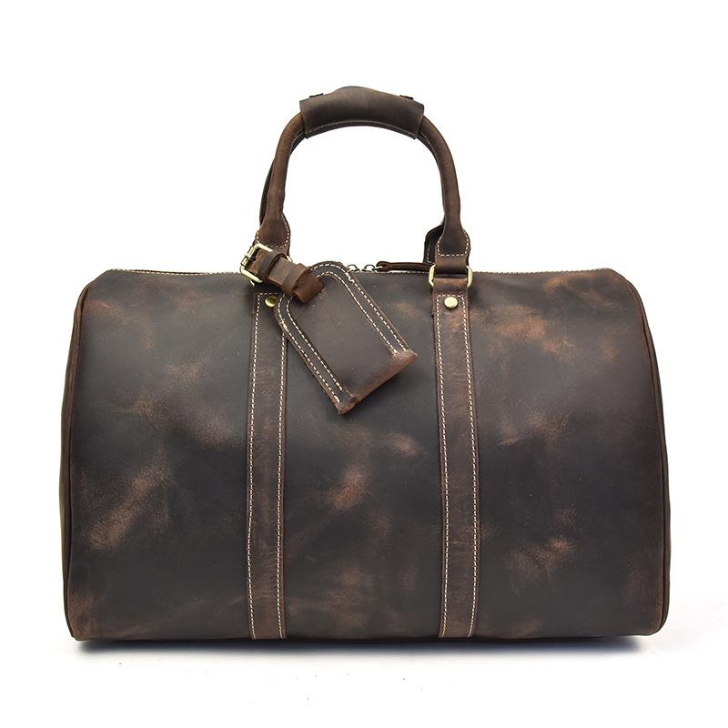 The Brandt Weekender | Small Leather Duffle Bag-thumbmail-6