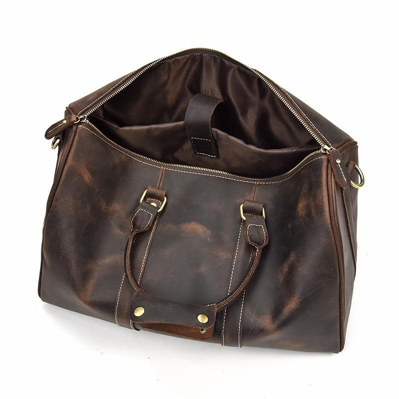 The Brandt Weekender | Small Leather Duffle Bag-thumbmail-9