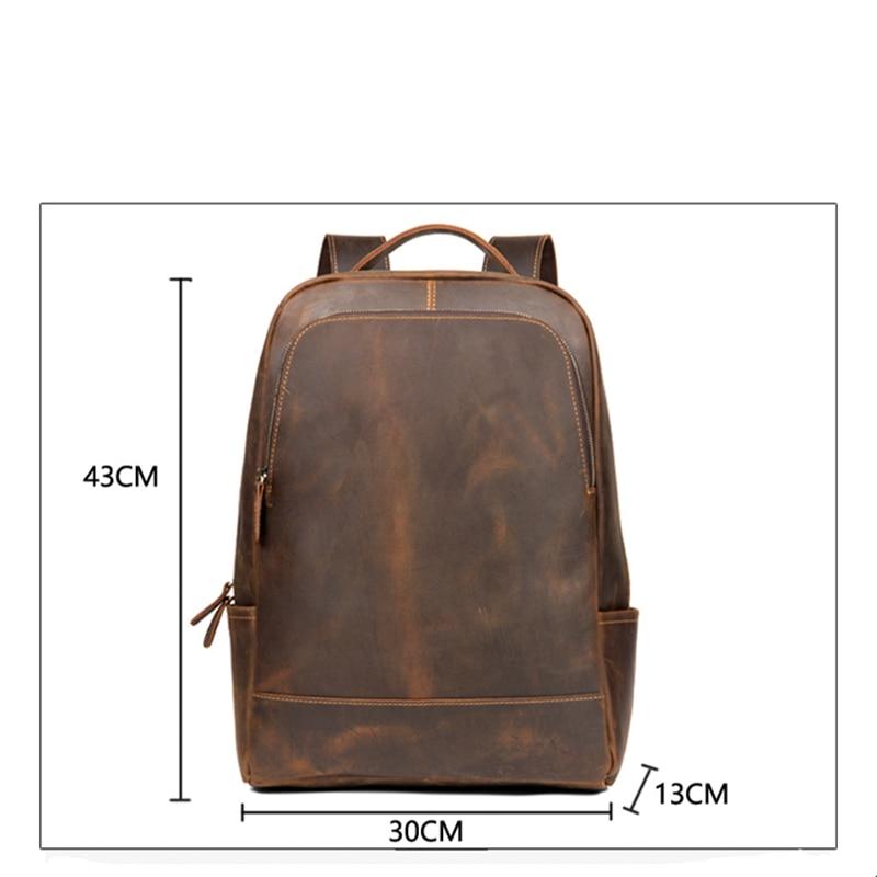 The Vernon Backpack | Genuine Vintage Leather Minimalist Backpack-thumbmail-1