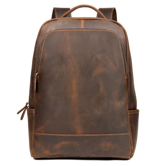 The Vernon Backpack | Genuine Vintage Leather Minimalist Backpack-thumbmail-6