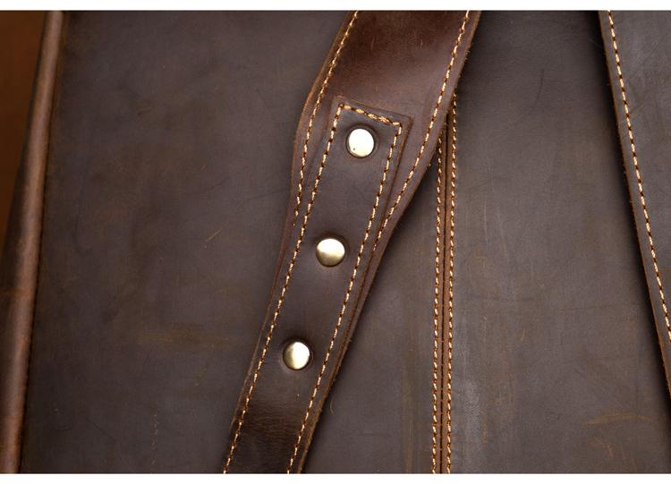 The Vernon Backpack | Genuine Vintage Leather Minimalist Backpack-thumbmail-9