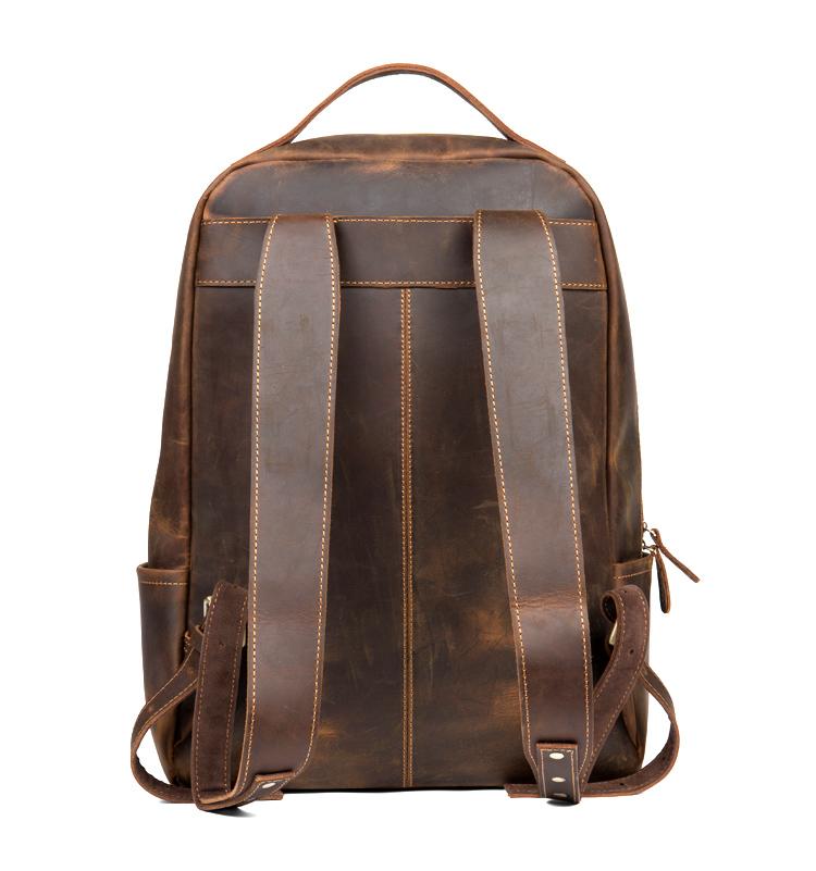 The Vernon Backpack | Genuine Vintage Leather Minimalist Backpack-thumbmail-7