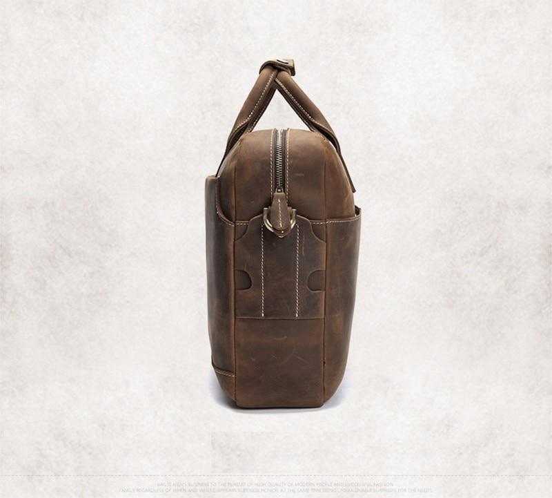 The Welch Briefcase | Vintage Leather Messenger Bag-thumbmail-2