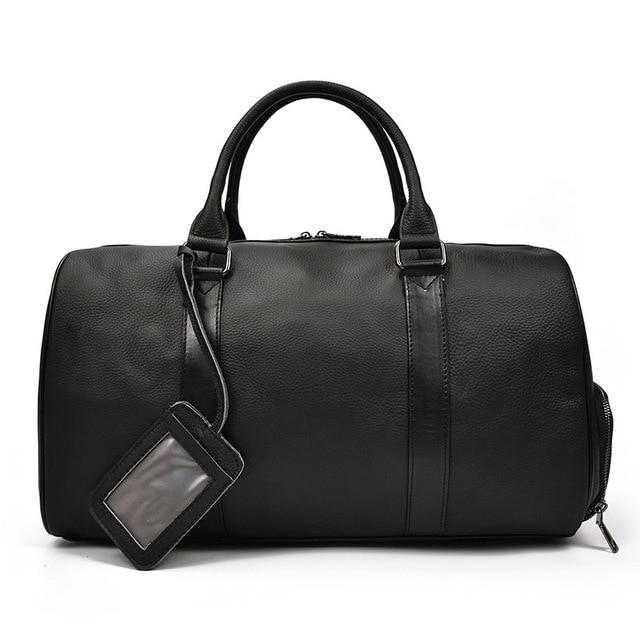 The Endre Weekender | Vintage Leather Duffle Bag-thumbmail-8