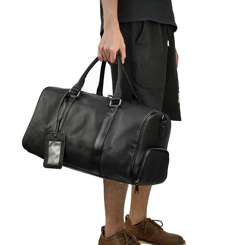 The Endre Weekender | Vintage Leather Duffle Bag-thumbmail-4
