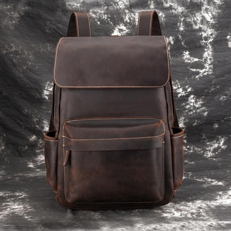The Helka Backpack | Genuine Vintage Leather Backpack-thumbmail-1