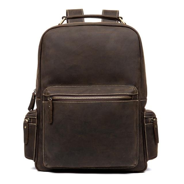 The Langley Backpack | Genuine Vintage Leather Backpack-thumbmail-8
