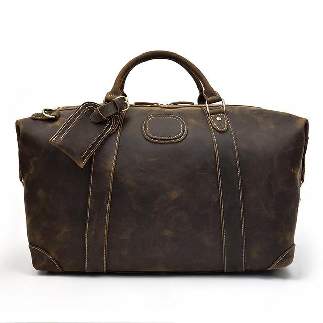 The Eira Duffle Bag | Vintage Leather Weekender-thumbmail-6