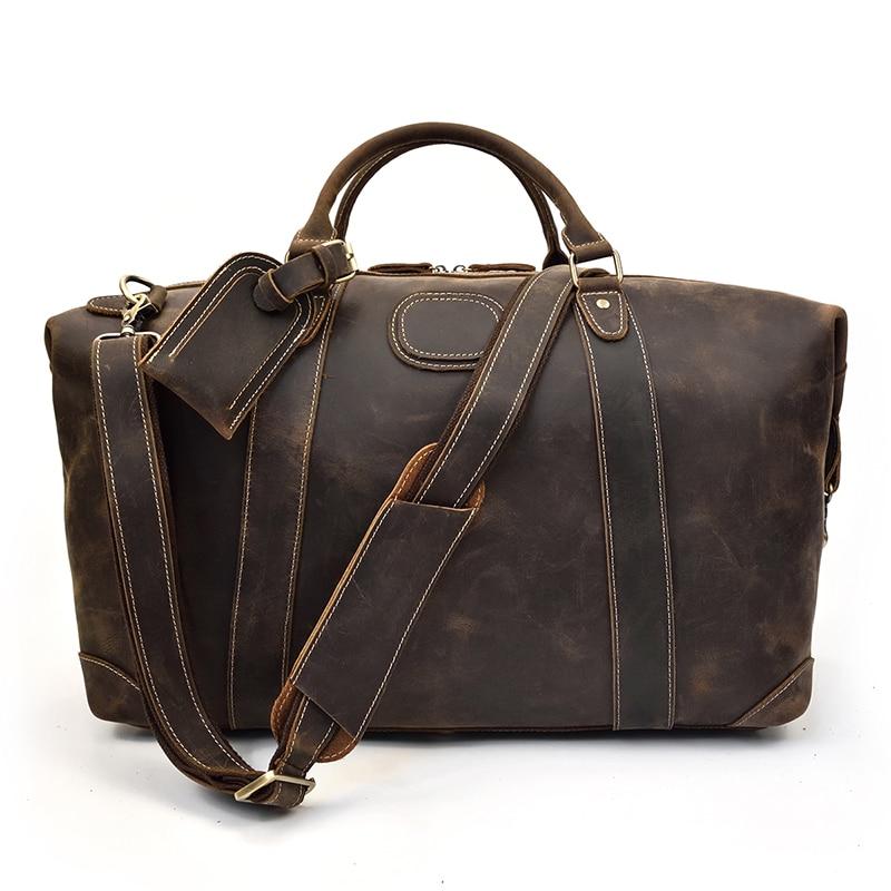 The Eira Duffle Bag | Vintage Leather Weekender-thumbmail-8