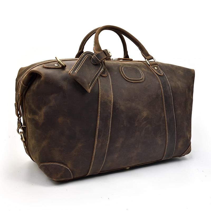 The Eira Duffle Bag | Vintage Leather Weekender-thumbmail-4